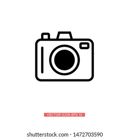 camera icon vector illustration template