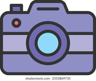 Camera icon vector image. Suitable for mobile application web application and print media.