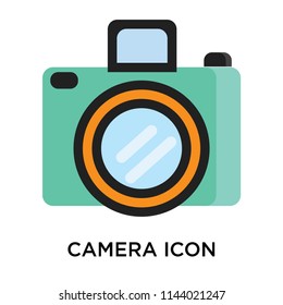 Camera icon vector isolated on white background for your web and mobile app design, Camera logo concept