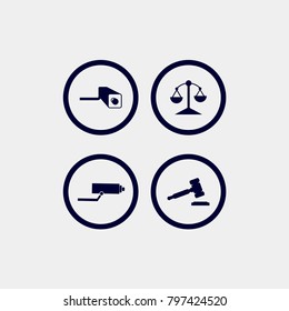 camera icon vector, justice icon vector