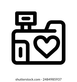 camera icon. vector line icon for your website, mobile, presentation, and logo design.