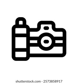 camera icon. vector line icon for your website, mobile, presentation, and logo design.