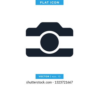 Camera Icon Vector Logo Design Template