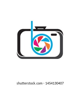 Camera icon vector logo design