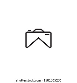 Camera icon vector logo design