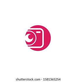 Camera icon vector logo design