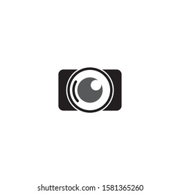 Camera icon vector logo design