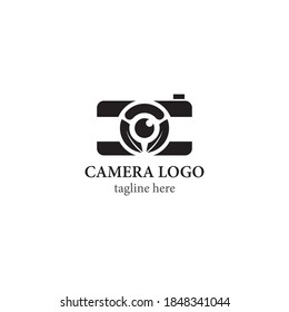 Camera icon vector logo design