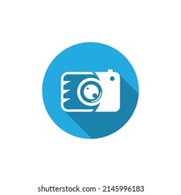 Camera icon vector logo design