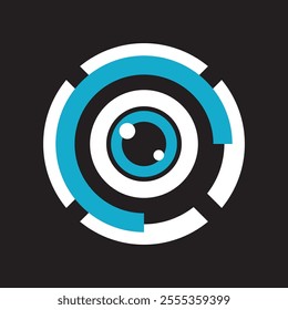 Camera icon vector logo design