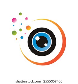 Camera icon vector logo design