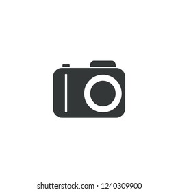 camera icon vector logo template