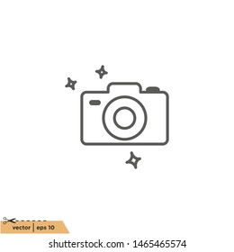 Camera Icon Vector Logo Template