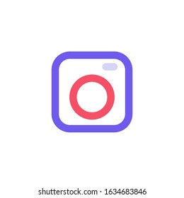 Camera Icon Vector logo template.EPS 10.Full editable