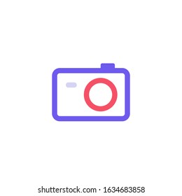 Camera Icon Vector logo template.EPS 10.Full editable