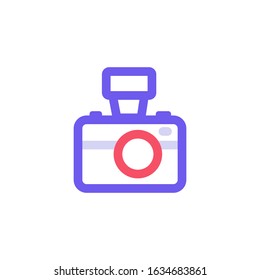Camera Icon Vector logo template.EPS 10.Full editable