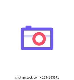 Camera Icon Vector logo template.EPS 10.Full editable