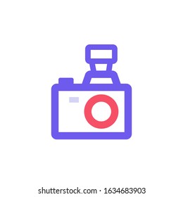 Camera Icon Vector logo template.EPS 10.Full editable