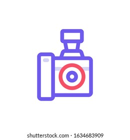 Camera Icon Vector logo template.EPS 10.Full editable