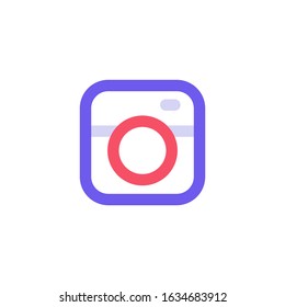 Camera Icon Vector logo template.EPS 10.Full editable