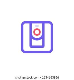 Camera Icon Vector logo template.EPS 10.Full editable