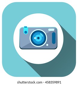 Camera icon vector logo for your design, symbol, application, website, UI