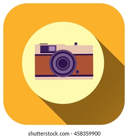 Camera icon vector logo for your design, symbol, application, website, UI