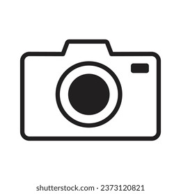 Vector de icono de cámara en estilo de moda para diseño e impresión.