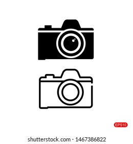Camera Icon Vector on white background.vector design