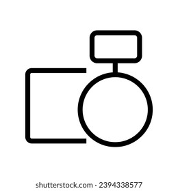Camera icon vector. Photo illustration sign. Photo studio symbol or logo.