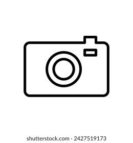 Camera icon vector. photo camera icon. camera photography icon.