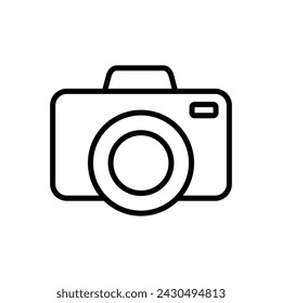Camera icon vector. photo camera icon. camera photography icon.