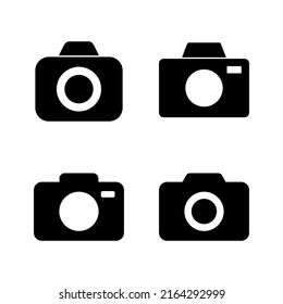 Camera icon vector. photo camera sign and symbol. photography icon.