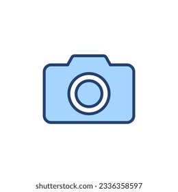 Camera icon vector. photo camera sign and symbol. photography icon.
