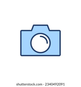 Camera icon vector. photo camera sign and symbol. photography icon.