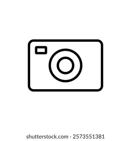 Camera icon vector. photo camera sign and symbol. photography icon.