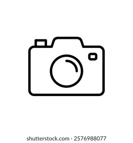 Camera icon vector. photo camera sign and symbol. photography icon.