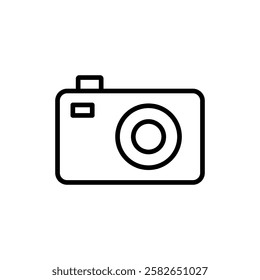 Camera icon vector. photo camera sign and symbol. photography icon.