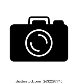 Camera icon vector. photo camera sign and symbol. photography icon.