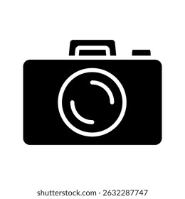 Camera icon vector. photo camera sign and symbol. photography icon.