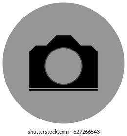 Camera, icon, vector, photo, simple, photography, illustration, capture, creation, design.