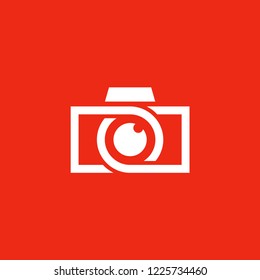 Camera icon vector, Photo studio logo design.