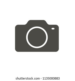 Camera icon vector. Photo symbol. Trendy flat image ui sign design. Camera graphic pictogram for web site, mobile application. Logo illustration.
