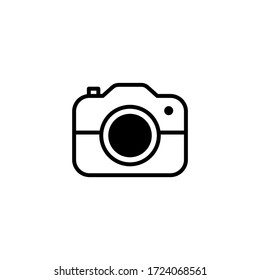 Camera icon vector. Photo icon symbol illustration