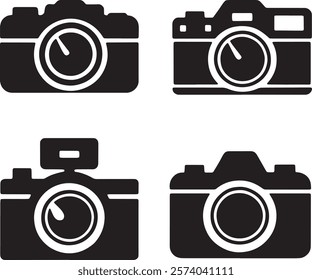 Camera icon vector. Photo icon symbol isolated