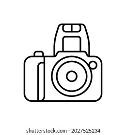 Camera icon vector. Photography illustration sign. Photo symbol or logo.