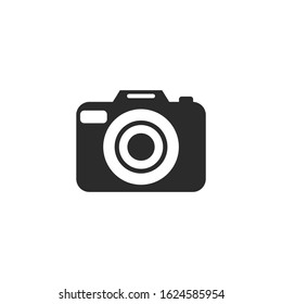 Camera Icon vector sign isolated for graphic and web design. Camera symbol template color editable on white background.