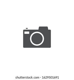 Camera Icon vector sign isolated for graphic and web design. Camera symbol template color editable on white background.