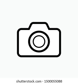 Camera Icon - Vector, Sign and Symbol for Design, Presentation, Website or Apps Elements.