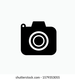 Camera Icon - Vector, Sign and Symbol in Glyph Style for Design, Presentation, Website or Apps Elements.
